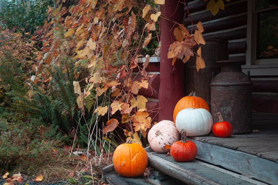 Fall porch installation example 1